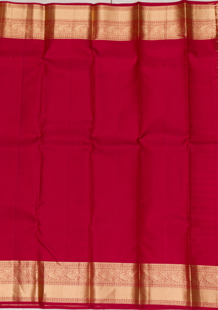 Mauve Zariwork Banarasi Pure Silk Saree