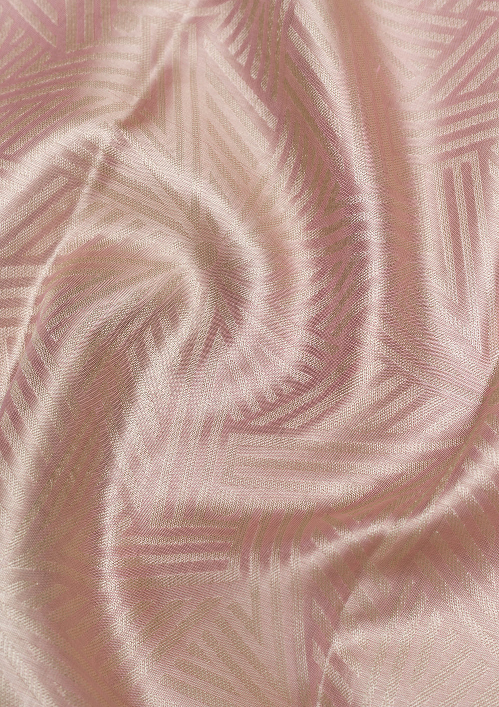 Mauve Zariwork Pure Silk Saree-Koskii