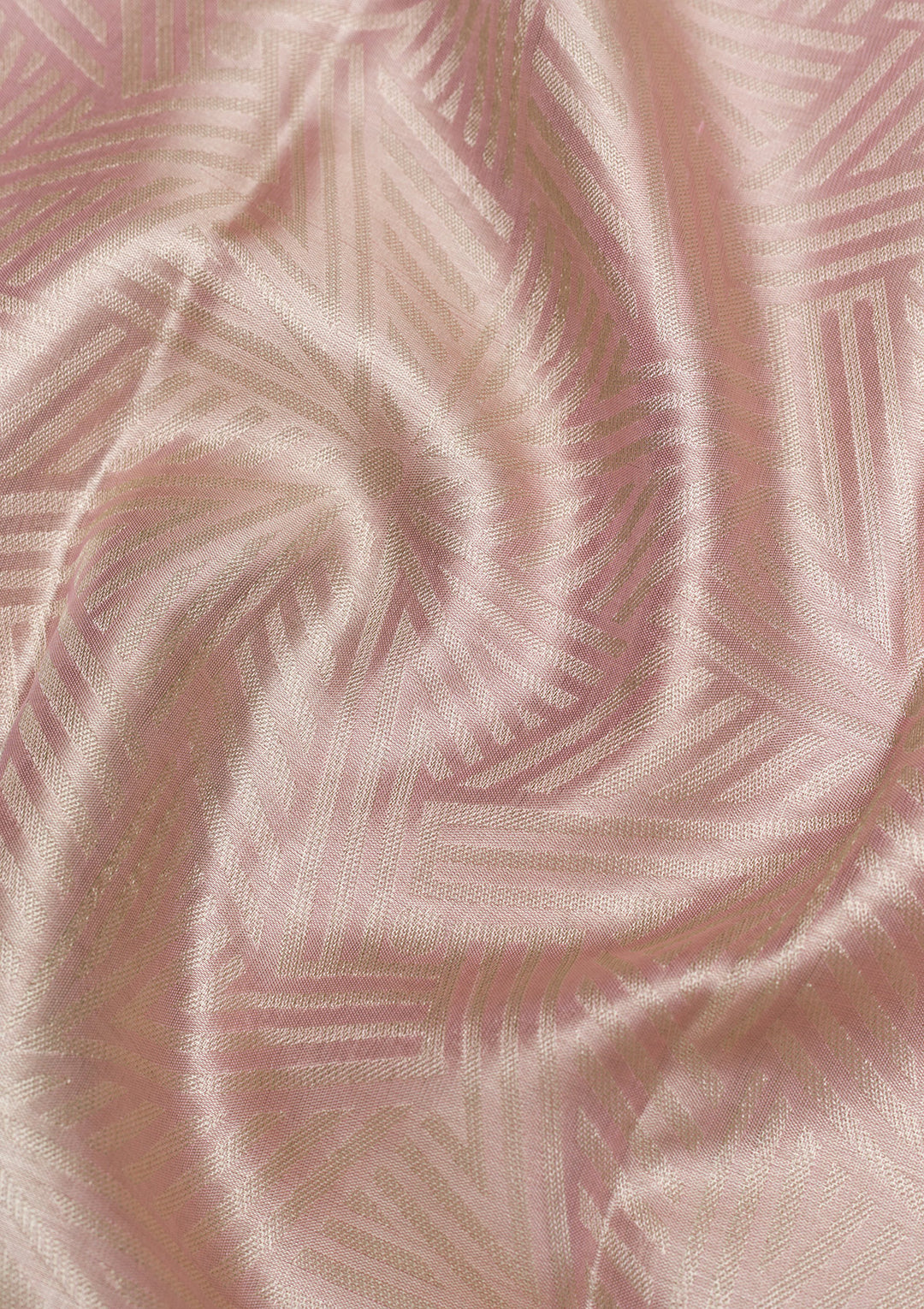 Mauve Zariwork Pure Silk Saree-Koskii