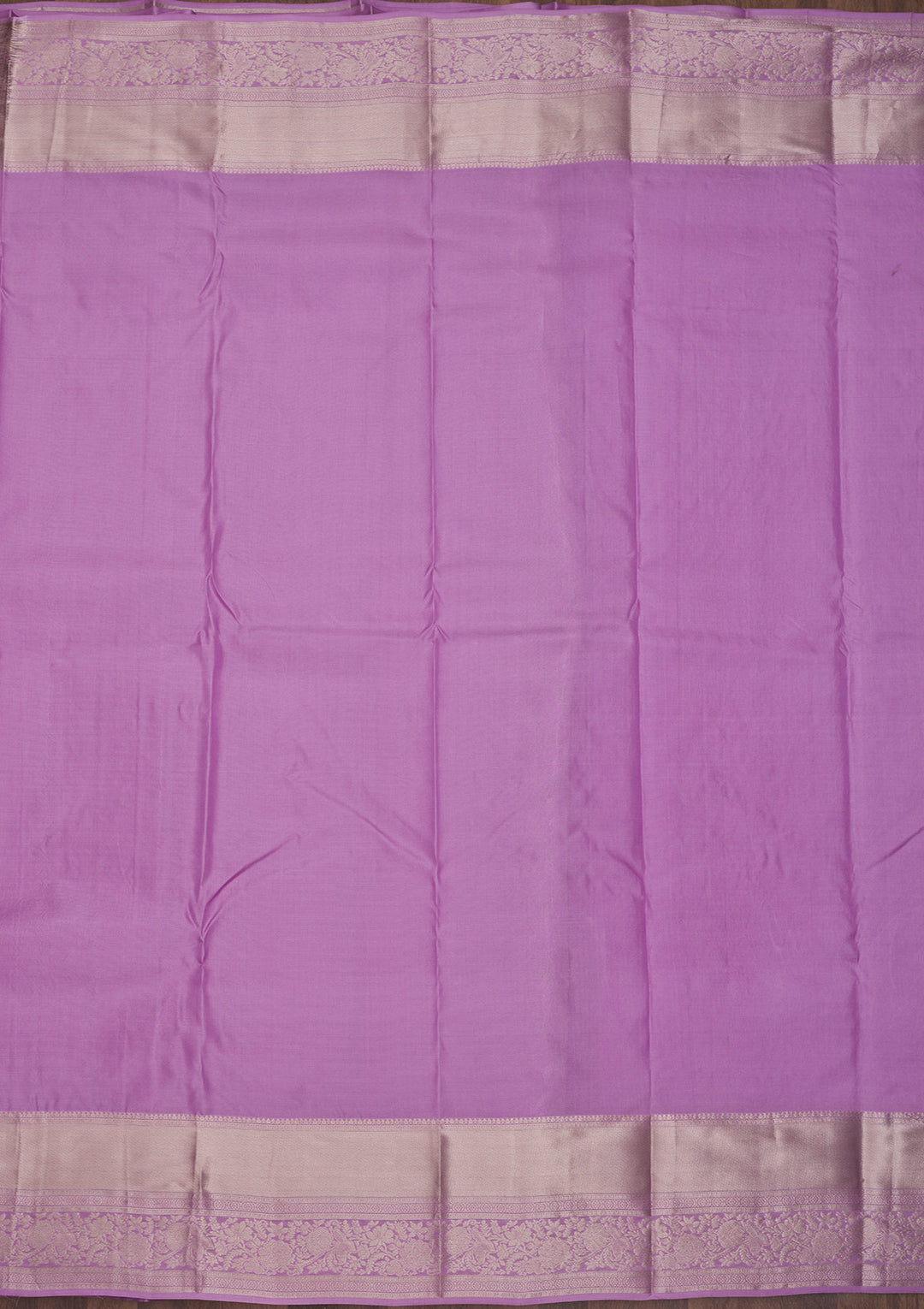 Mauve Zariwork Pure Silk Saree