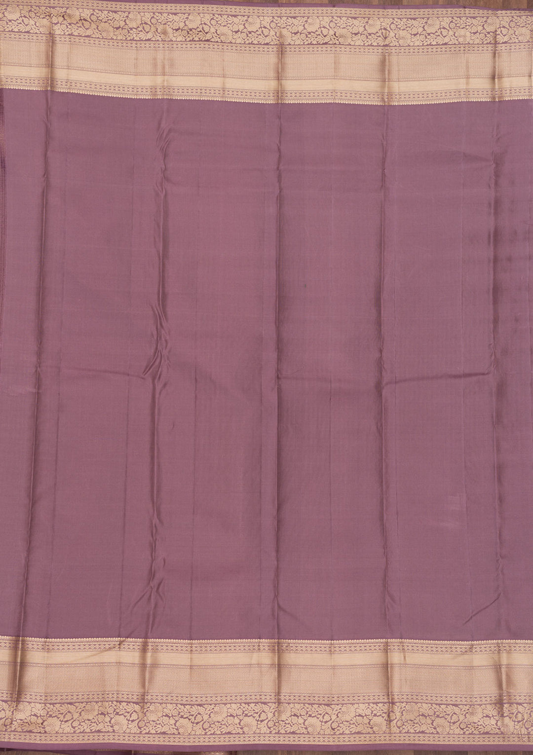 Mauve Zariwork Pure Silk Saree