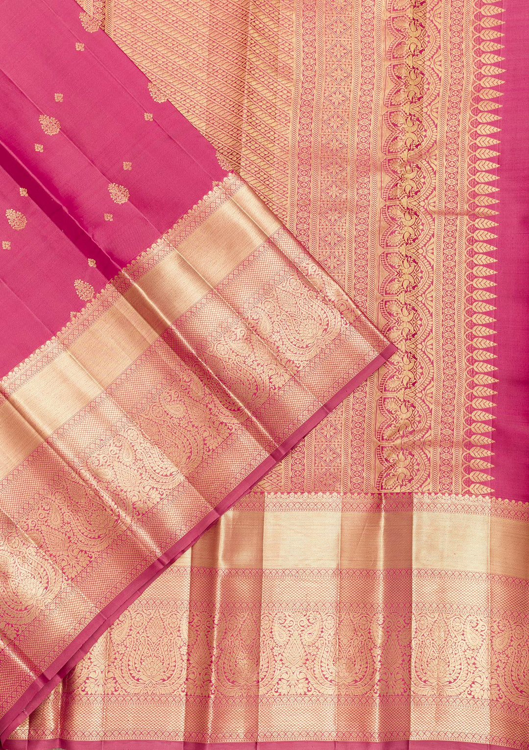 Mauve Zariwork Kanjivaram Pure Silk Saree