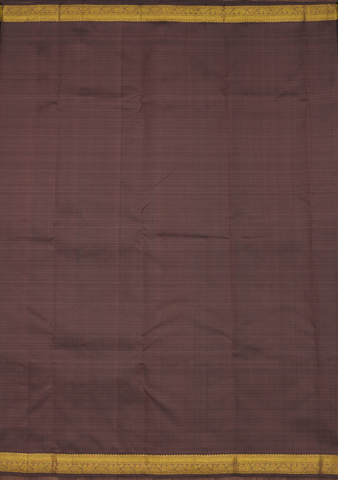 Mauve Zariwork Pure Silk Saree
