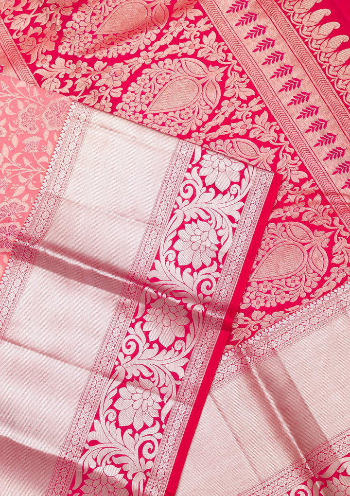 Mauve Zariwork Kanjivaram Pure Silk Saree
