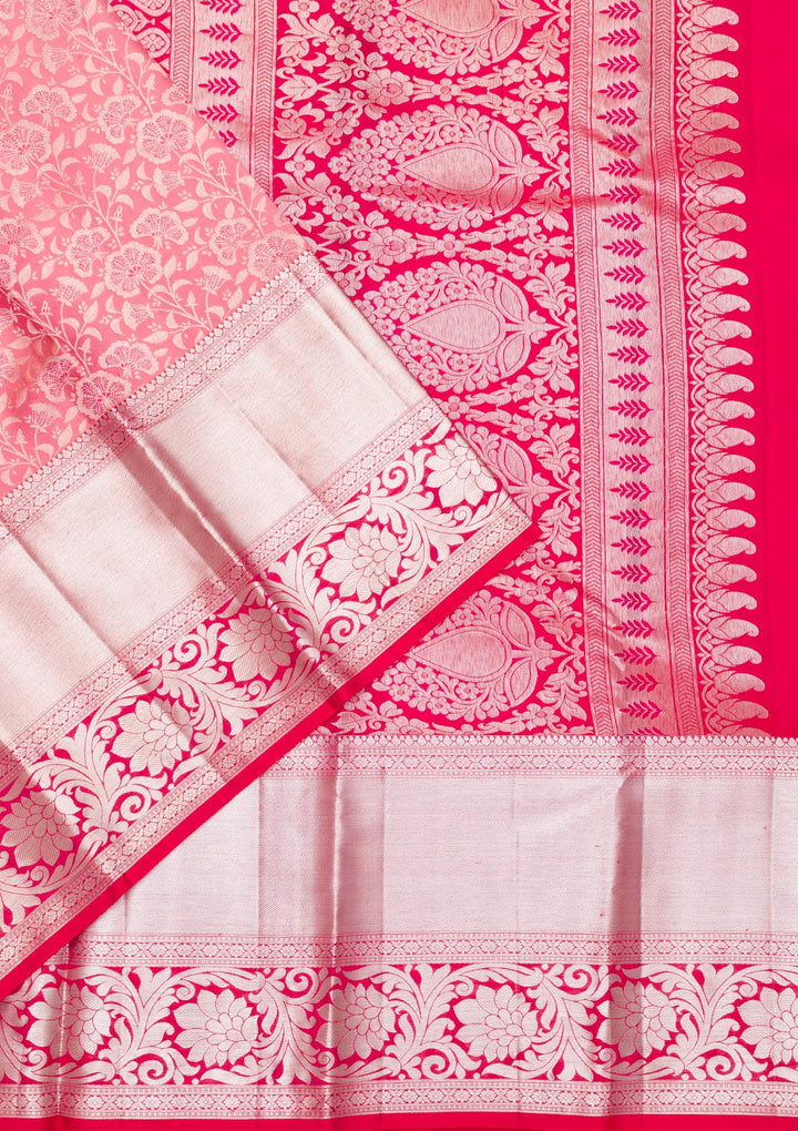 Mauve Zariwork Kanjivaram Pure Silk Saree