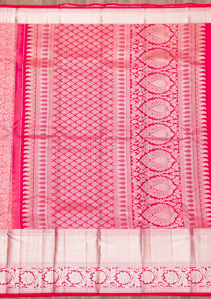 Mauve Zariwork Kanjivaram Pure Silk Saree