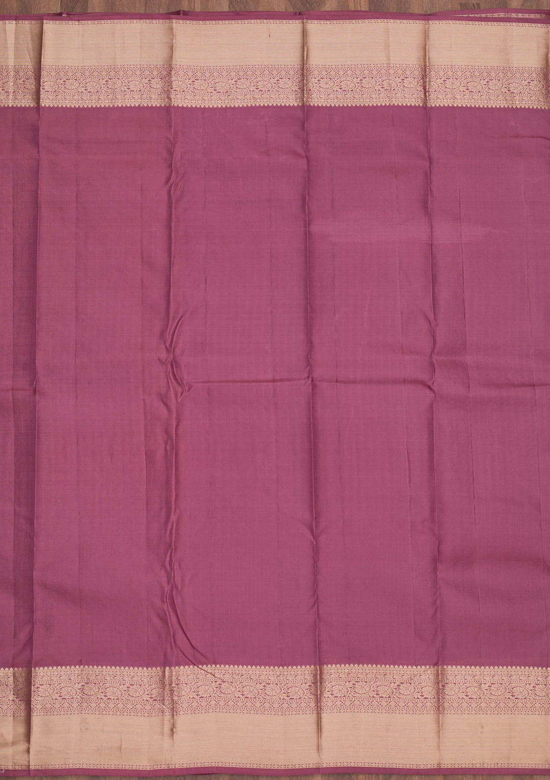 Mauve Zariwork Pure Silk Saree