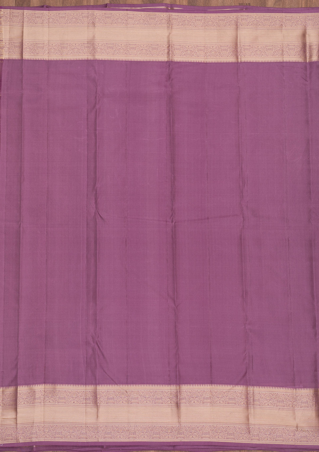 Mauve Zariwork Pure Silk Saree