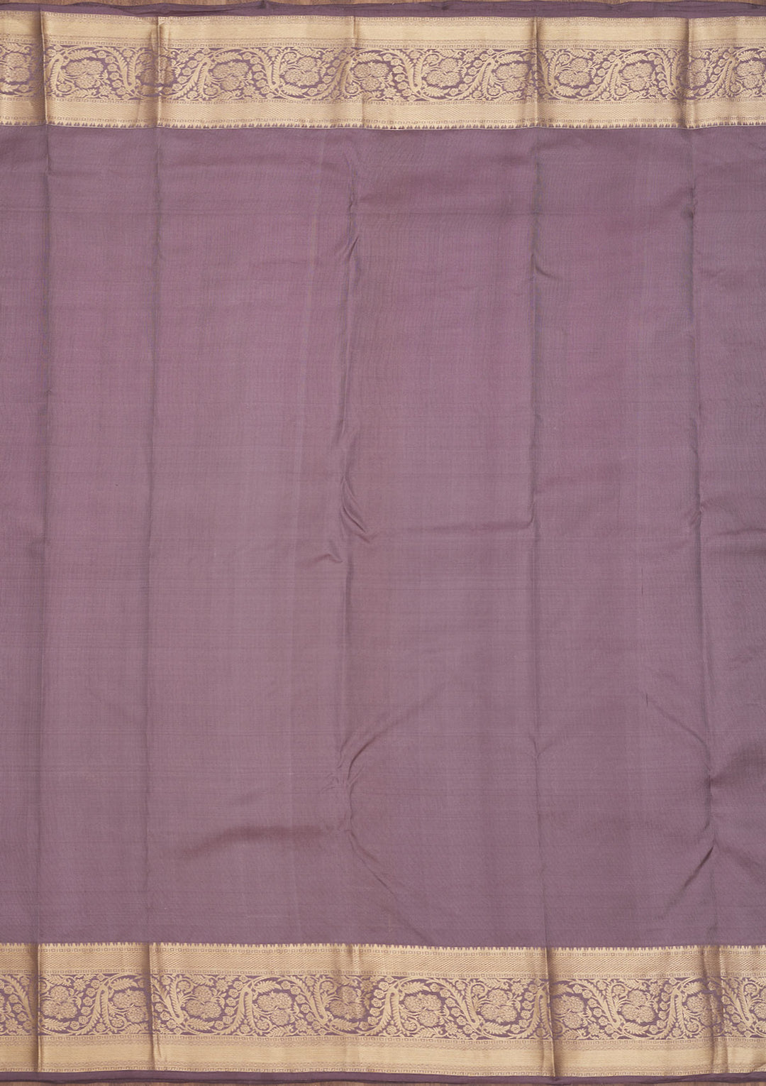 Mauve Zariwork Pure Silk Saree