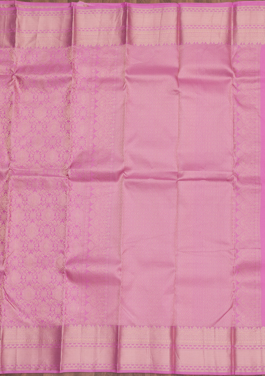 Mauve Zariwork Pure Silk Saree