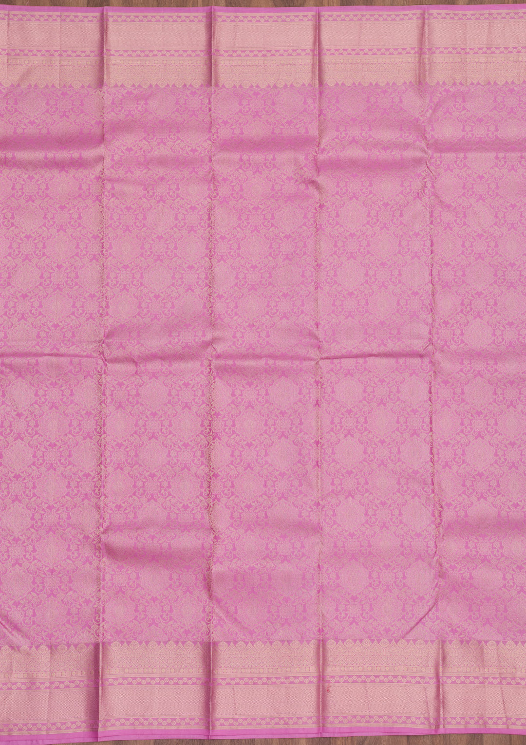 Mauve Zariwork Pure Silk Saree