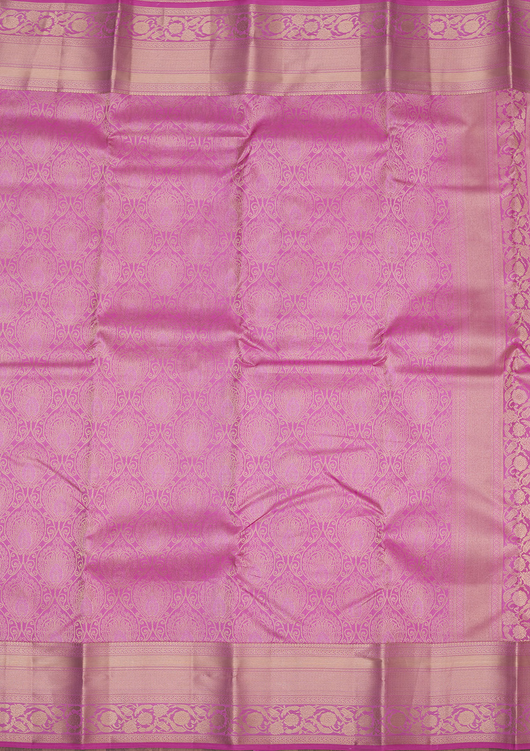 Mauve Zariwork Pure Silk Saree