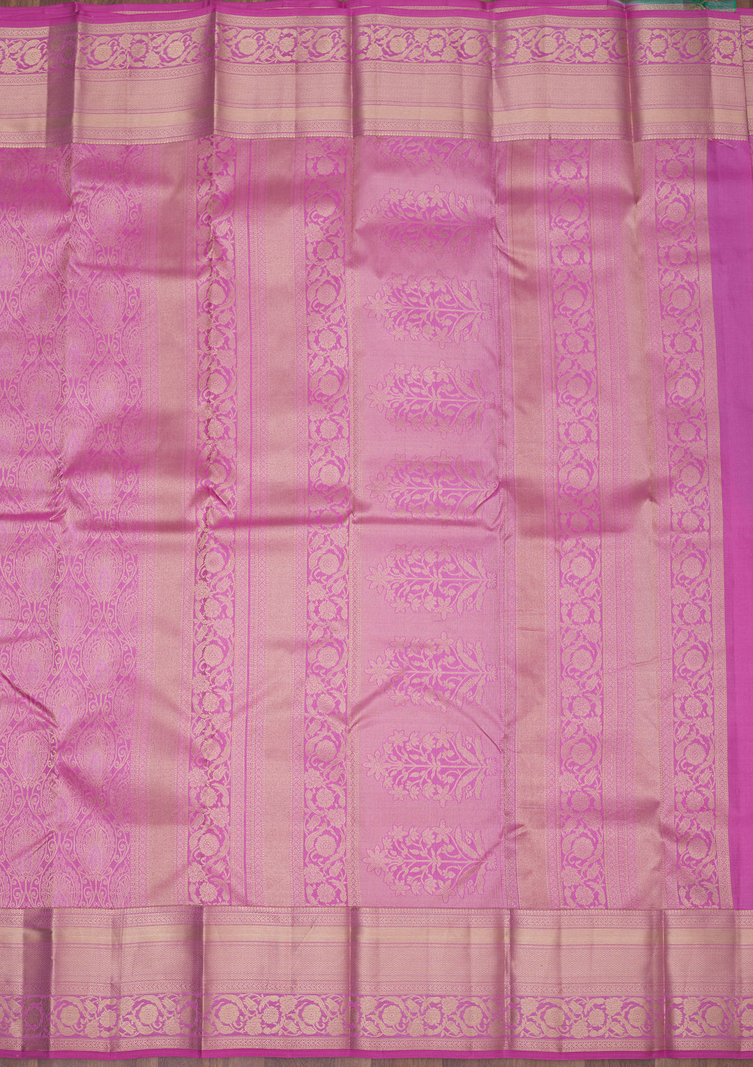 Mauve Zariwork Pure Silk Saree