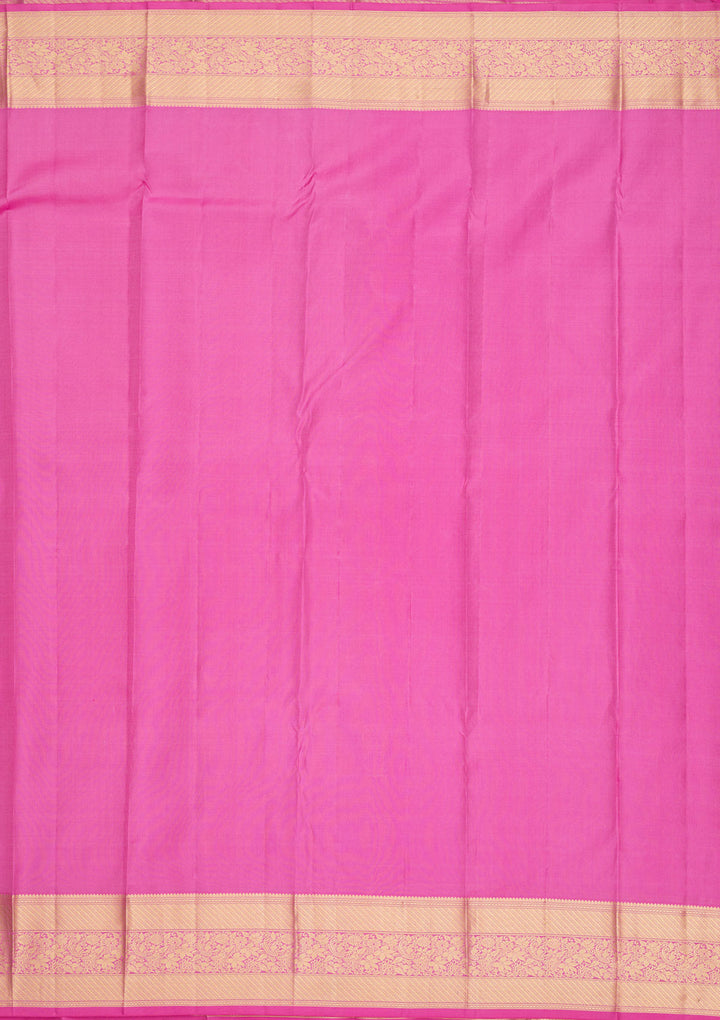 Pink Zariwork Pure Silk Saree
