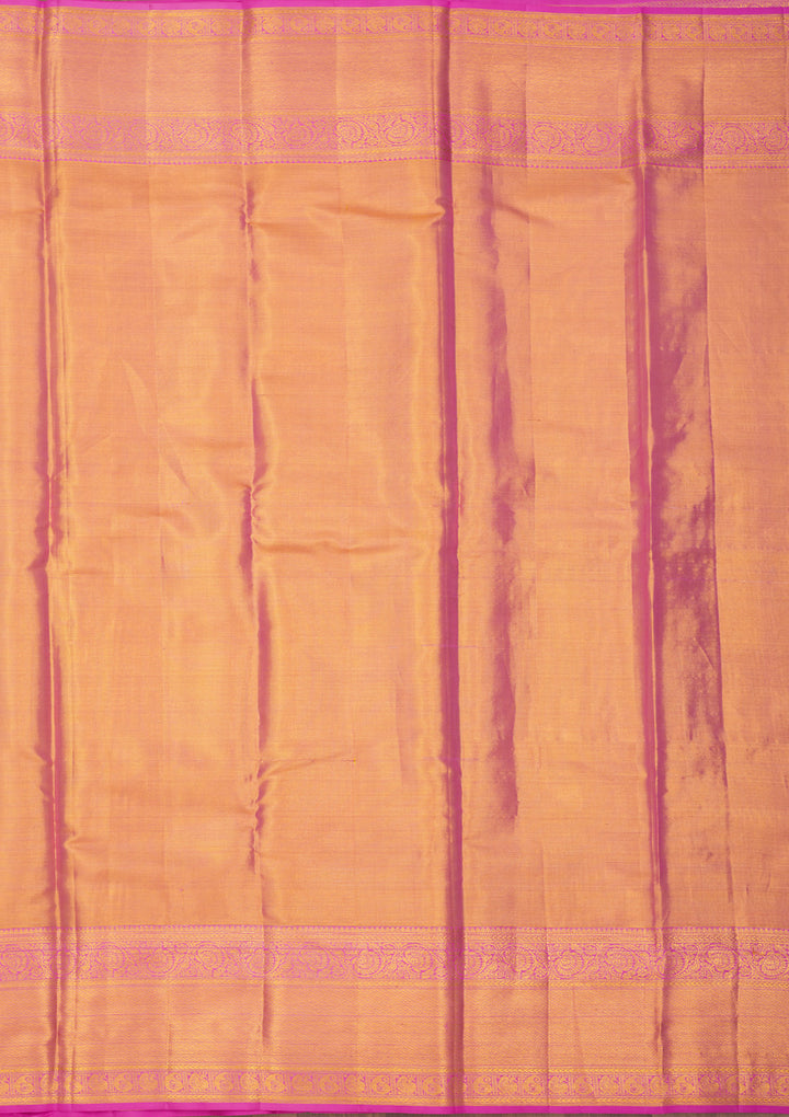 Mauve Zariwork Pure Silk Saree