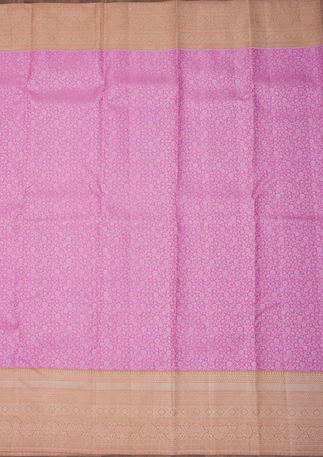 Mauve Zariwork Pure Silk Saree