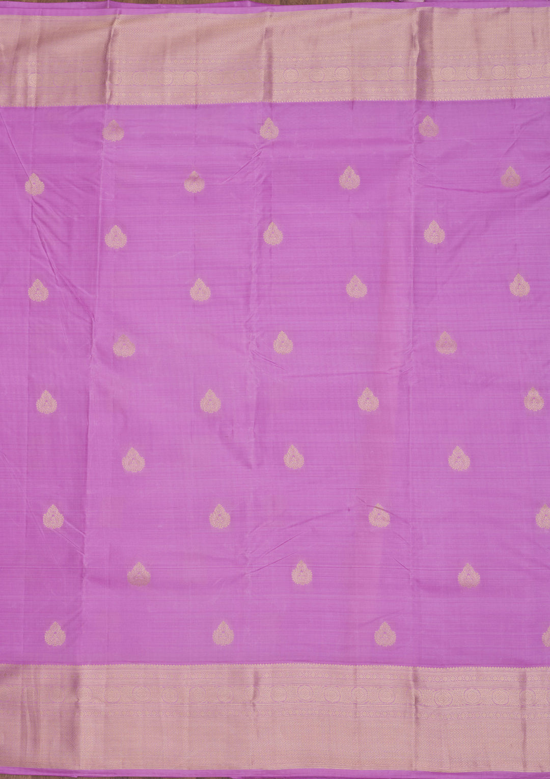 Mauve Zariwork Pure Silk Saree