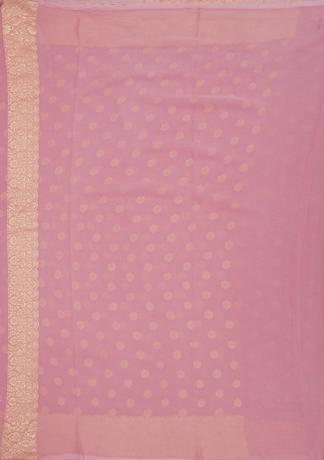 Mauve Zariwork Pure Silk Saree