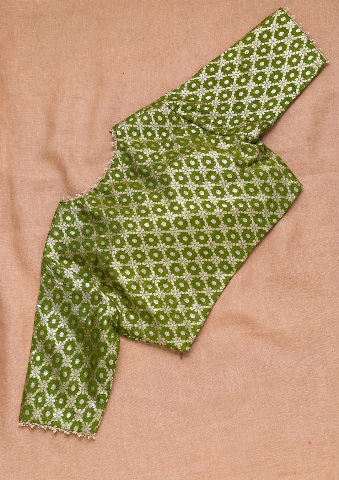 Mehendi Gotapatti Brocade Blouse
