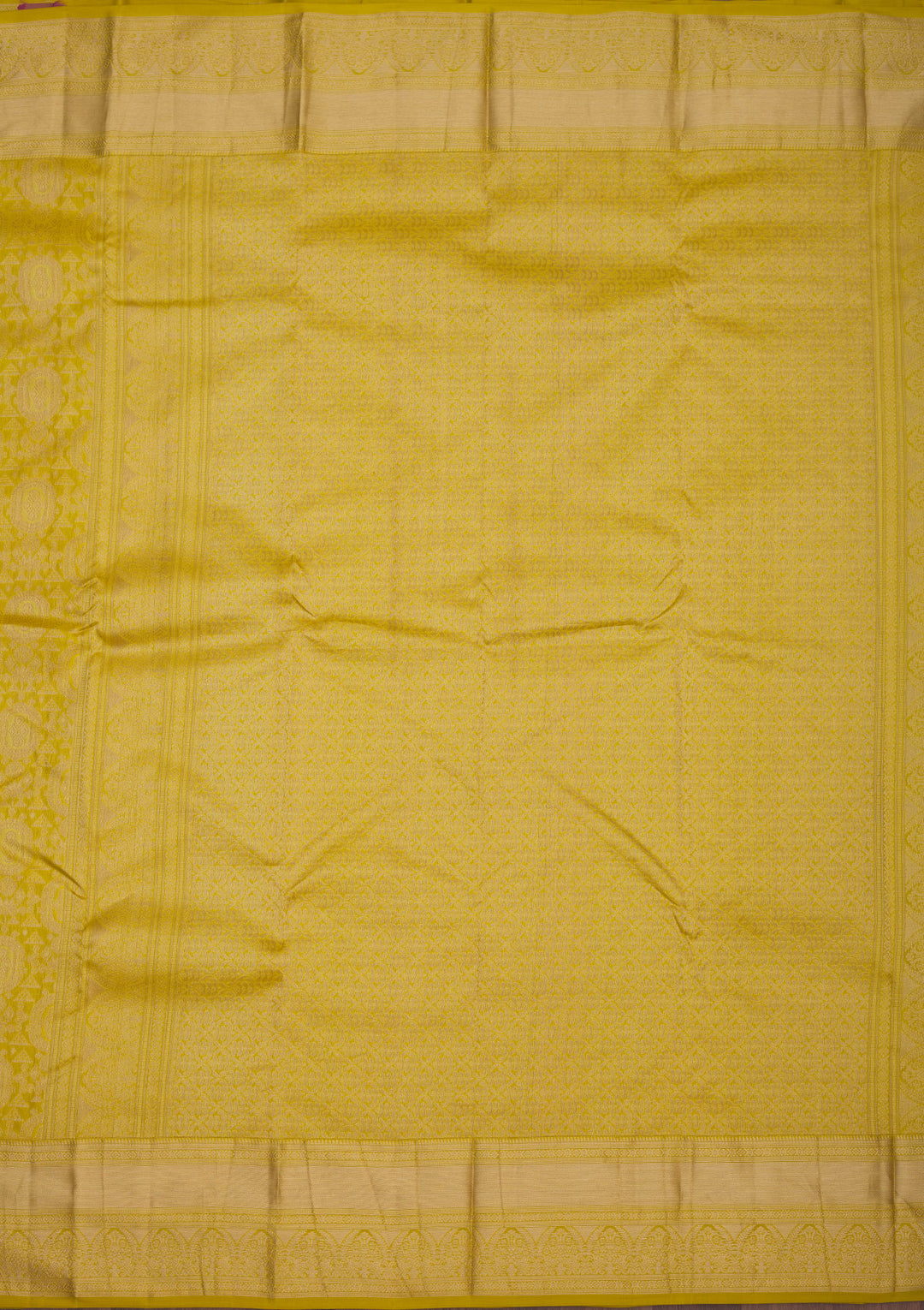 Mehendi Zariwork Pure Silk Saree