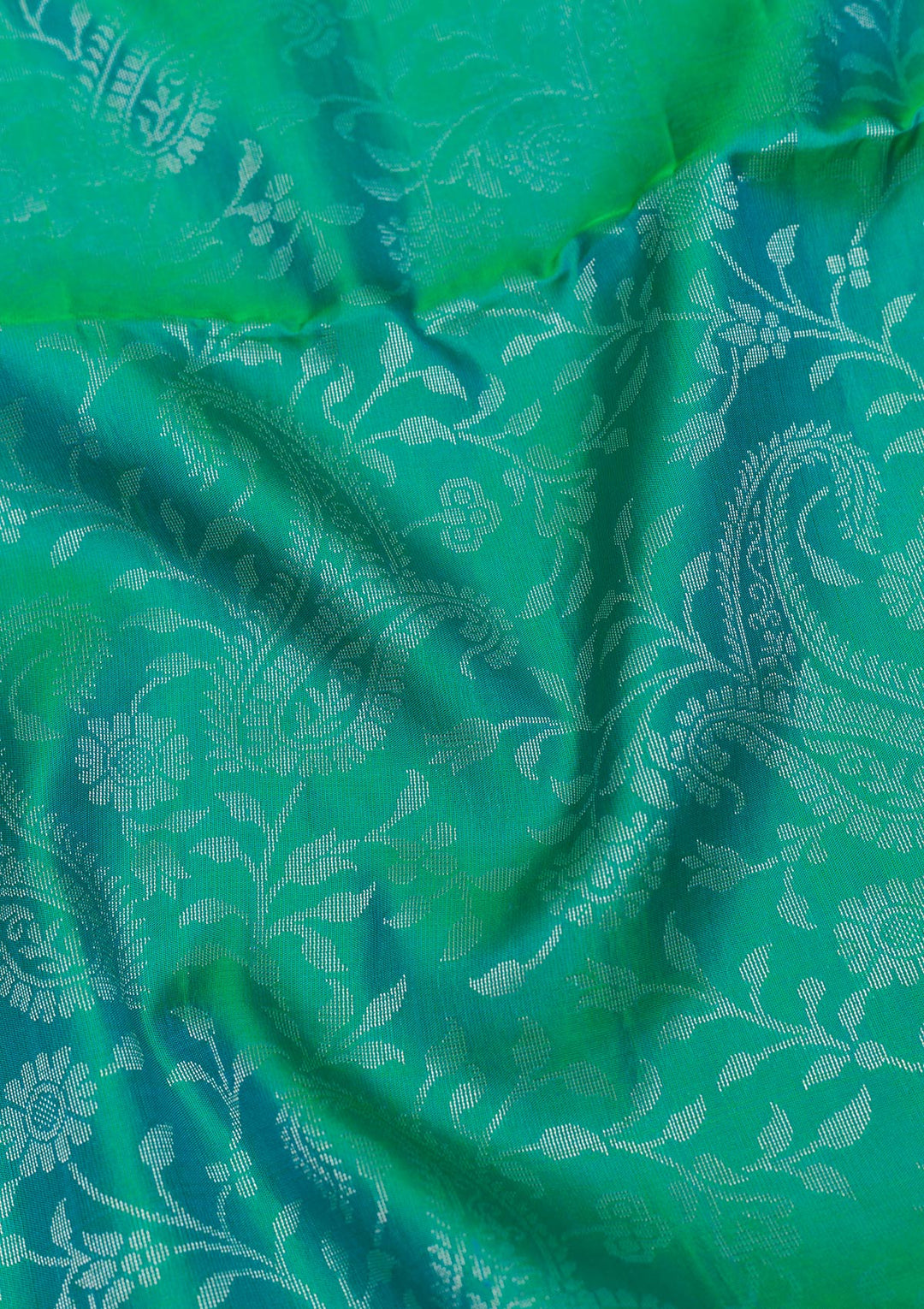 Mehendi Zariwork Pure Silk Saree