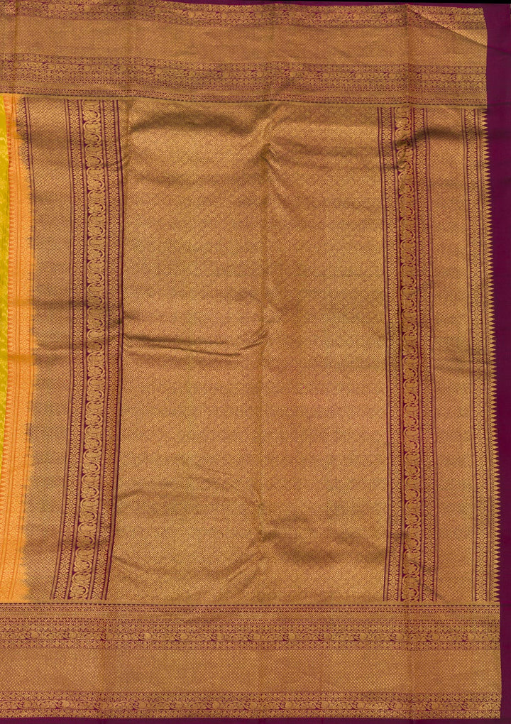 Mehendi Zariwork Pure Silk Saree