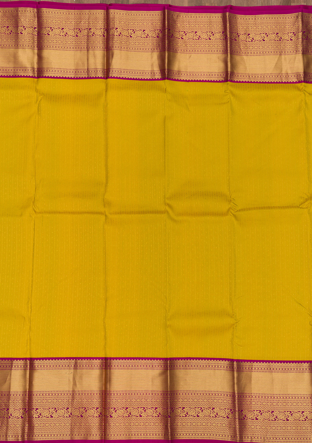 Mehendi Zariwork Kanjivaram Pure Silk Saree