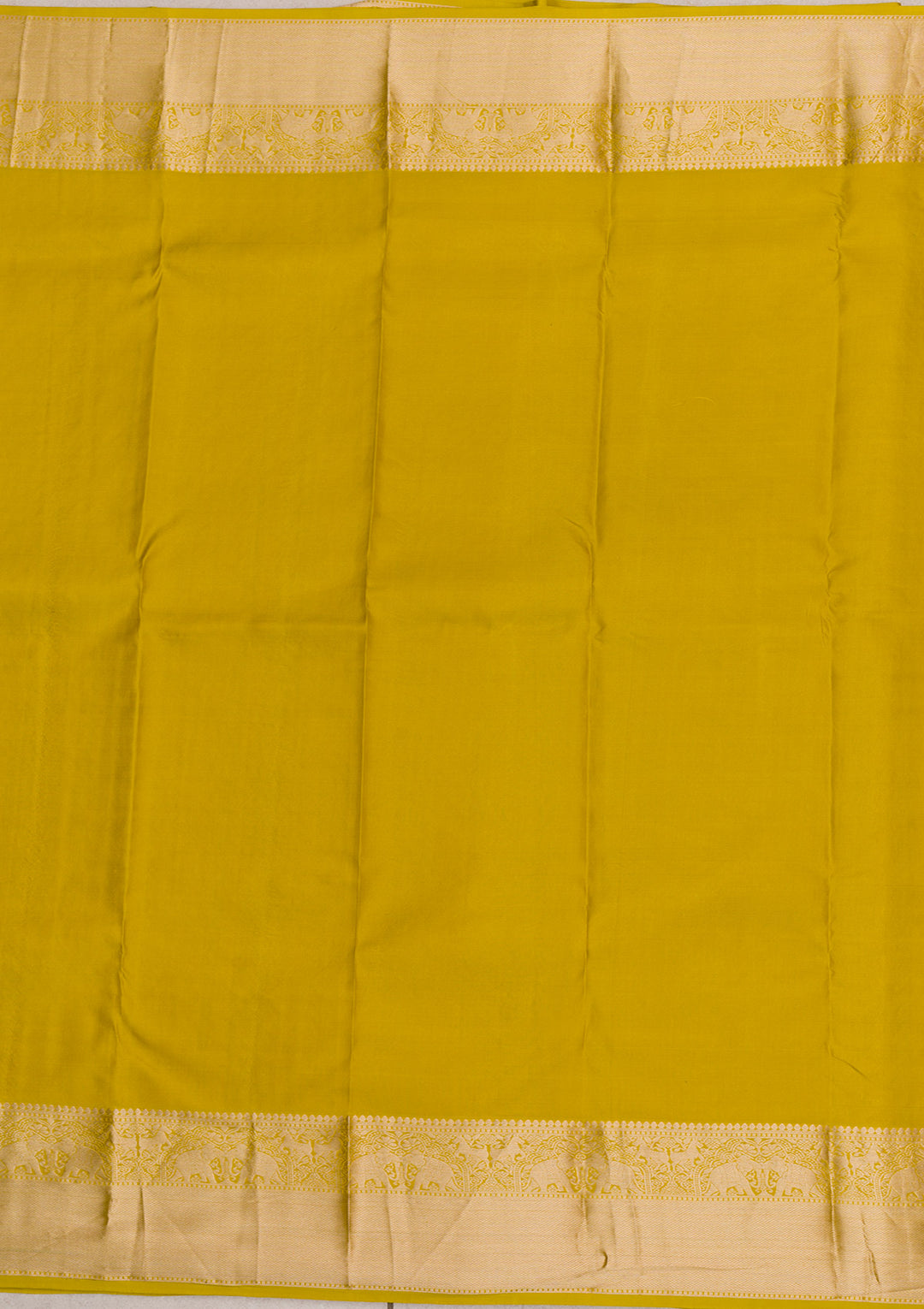 Mehendi Zariwork Pure Silk Saree