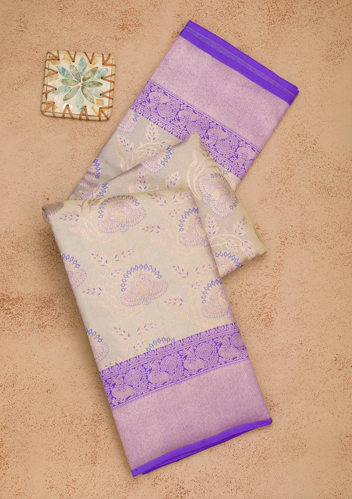 Mehendi Zariwork Pure Silk Saree
