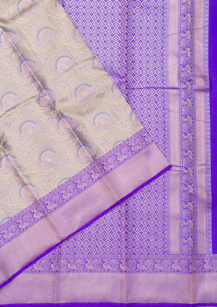 Mehendi Zariwork Pure Silk Saree