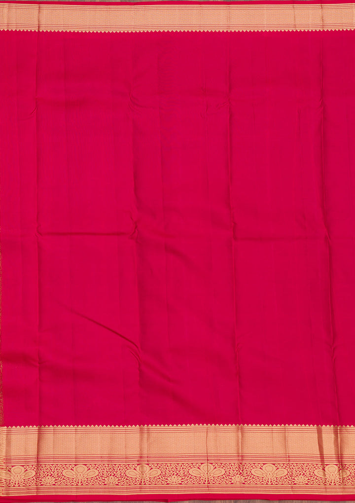 Mehendi Zariwork Pure Silk Saree