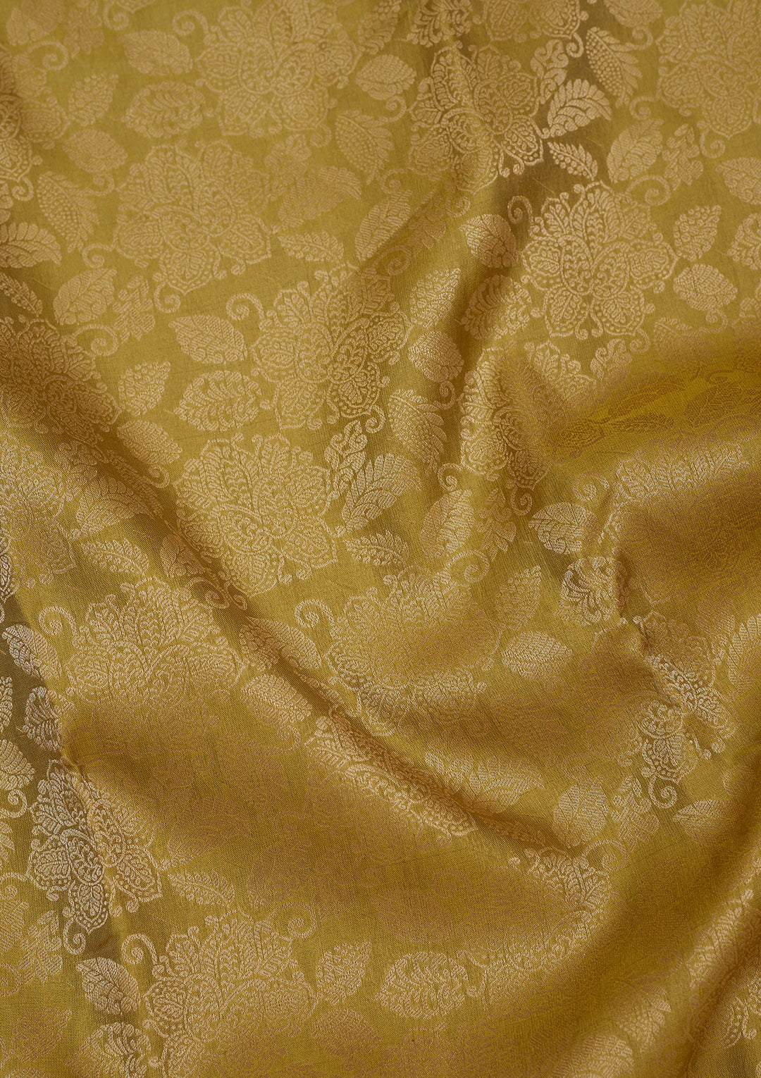 Mehendi Zariwork Pure Silk Saree