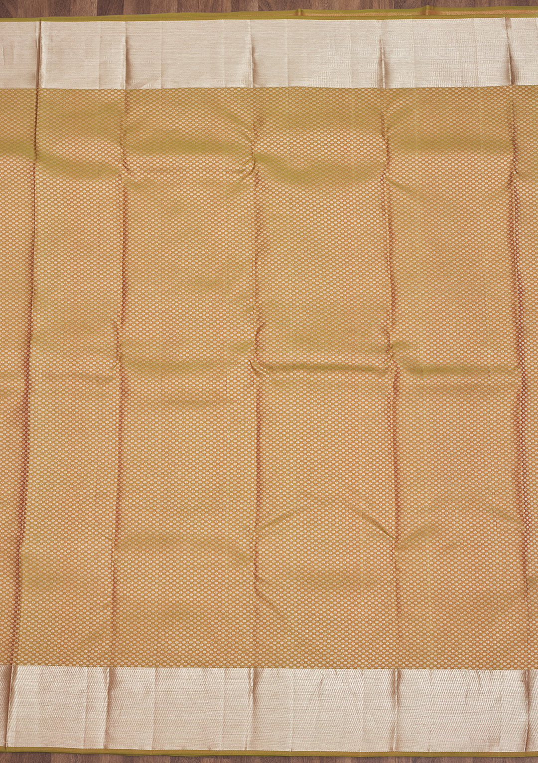 Mehendi Zariwork Pure Silk Saree