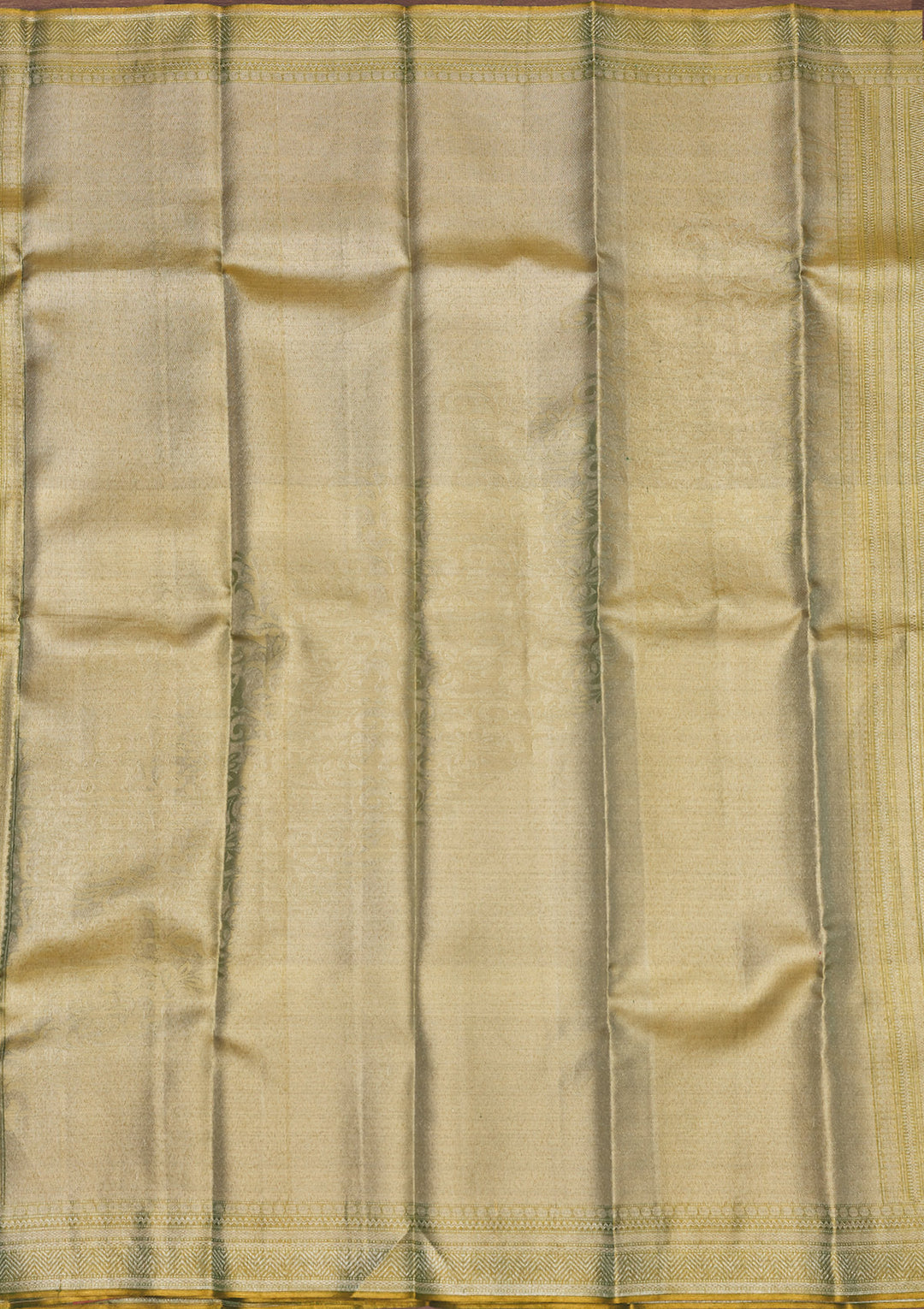 Mehendi Zariwork Pure Silk Saree