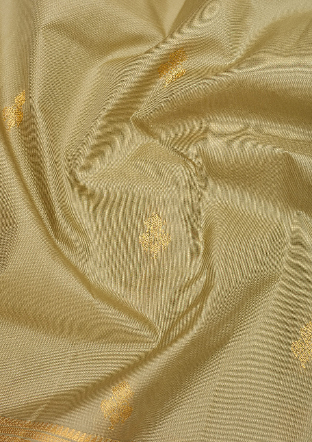 Mehendi Zariwork Pure Silk Saree