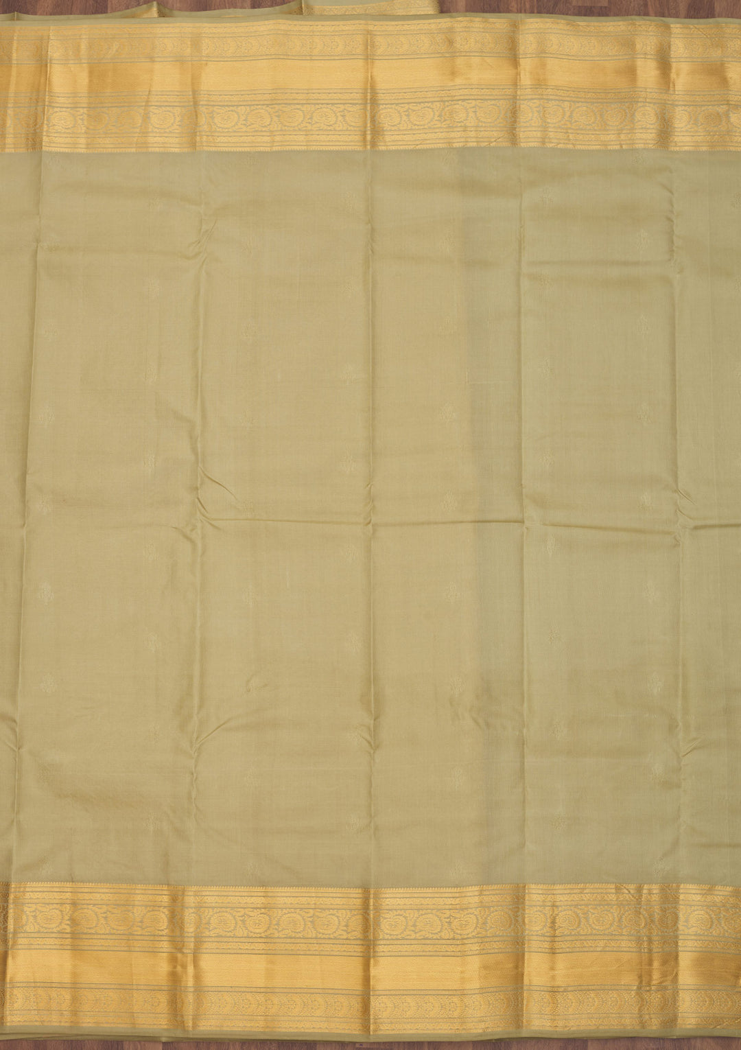 Mehendi Zariwork Pure Silk Saree