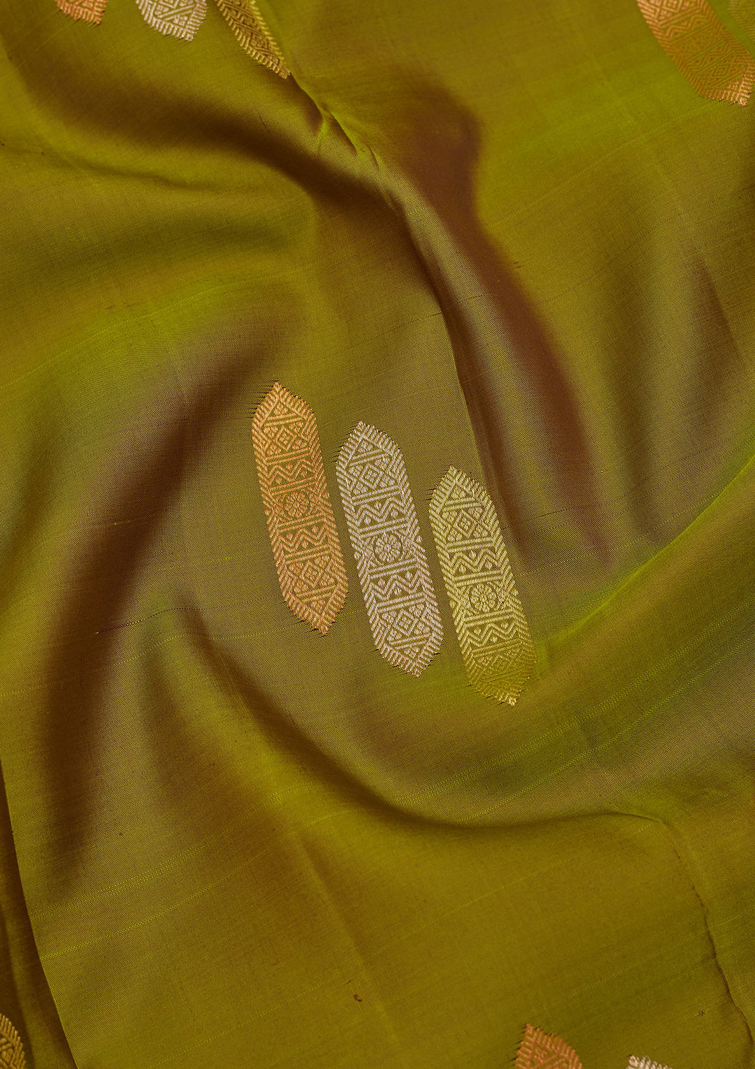 Mehendi Zariwork Pure Silk Saree