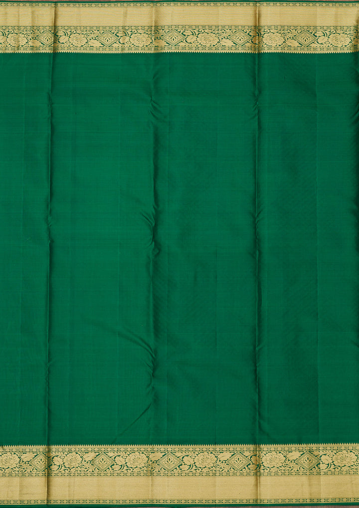 Mehendi Zariwork Pure Silk Saree
