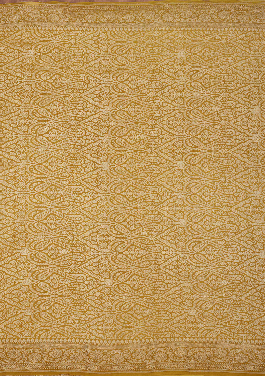 Mehendi Zariwork Pure Silk Saree
