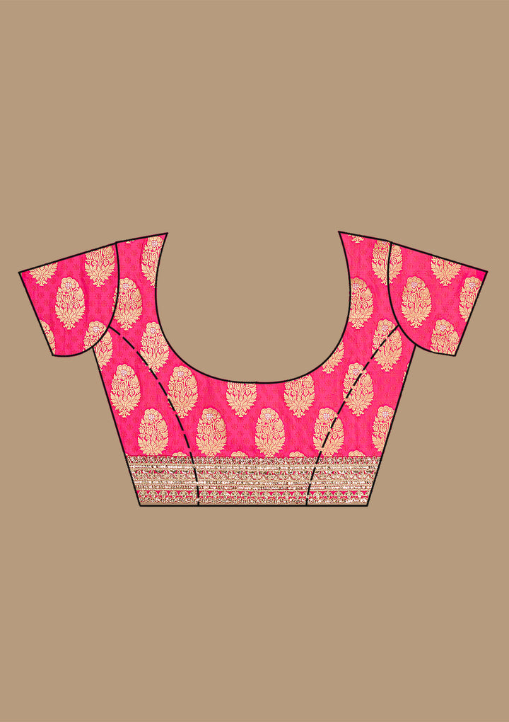 Mehendi Zariwork Tissue Saree