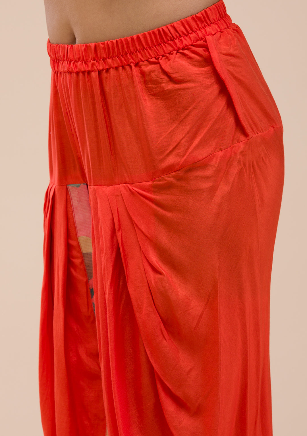 Multi Threadwork Chanderi Readymade Salwar Suit