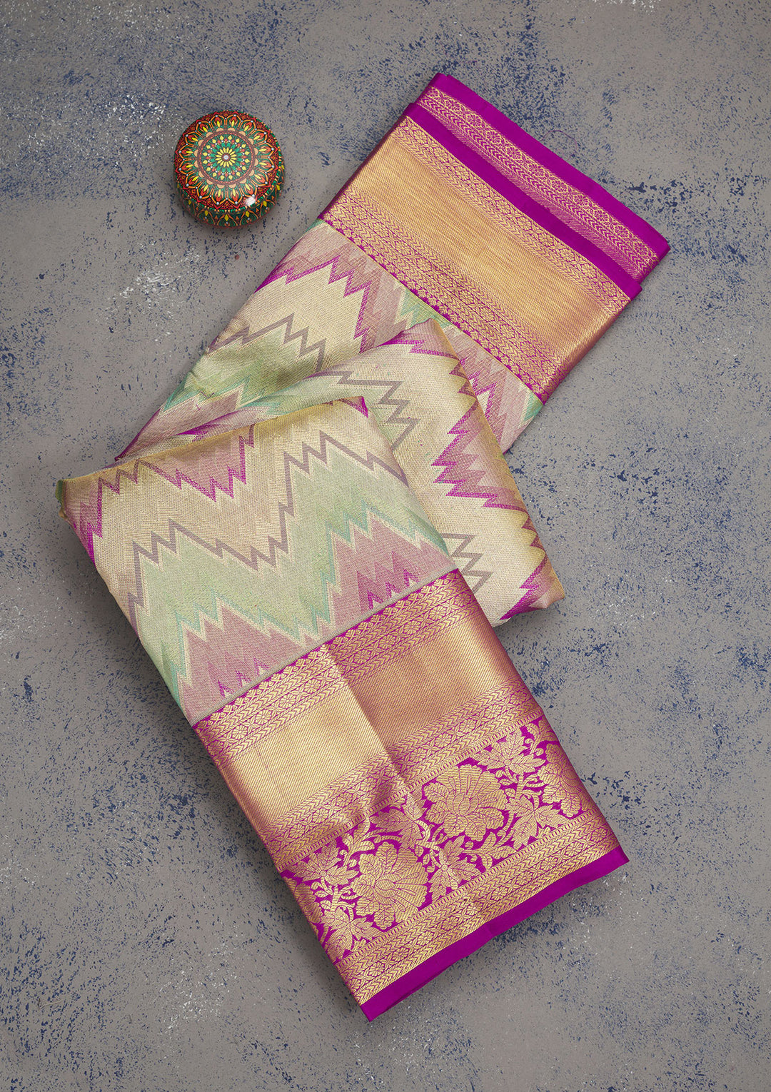 Multi Zariwork Pure Silk Saree