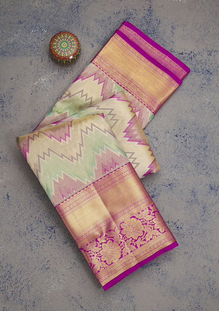 Multi Zariwork Pure Silk Saree