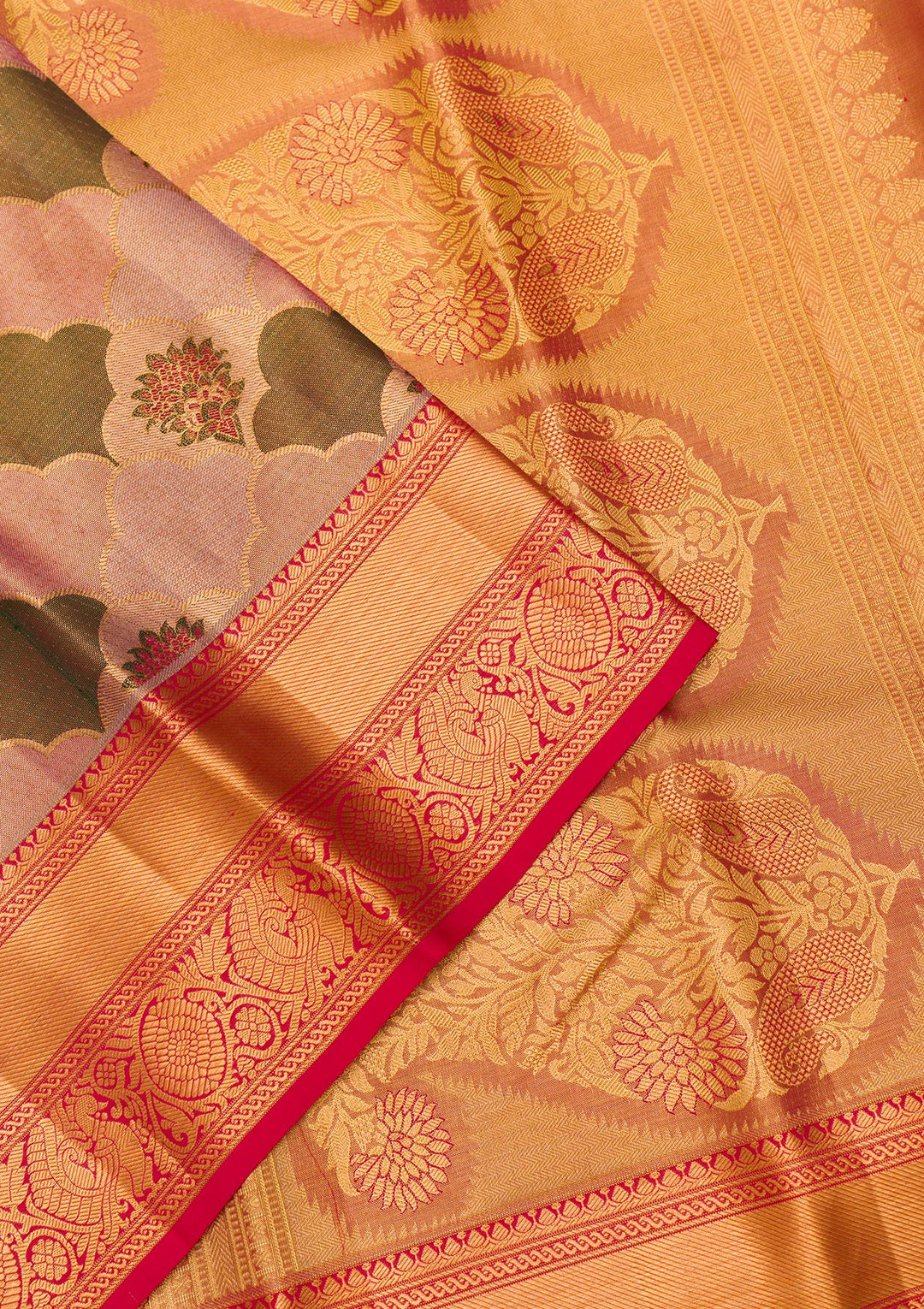 Multi Zariwork Pure Silk Saree