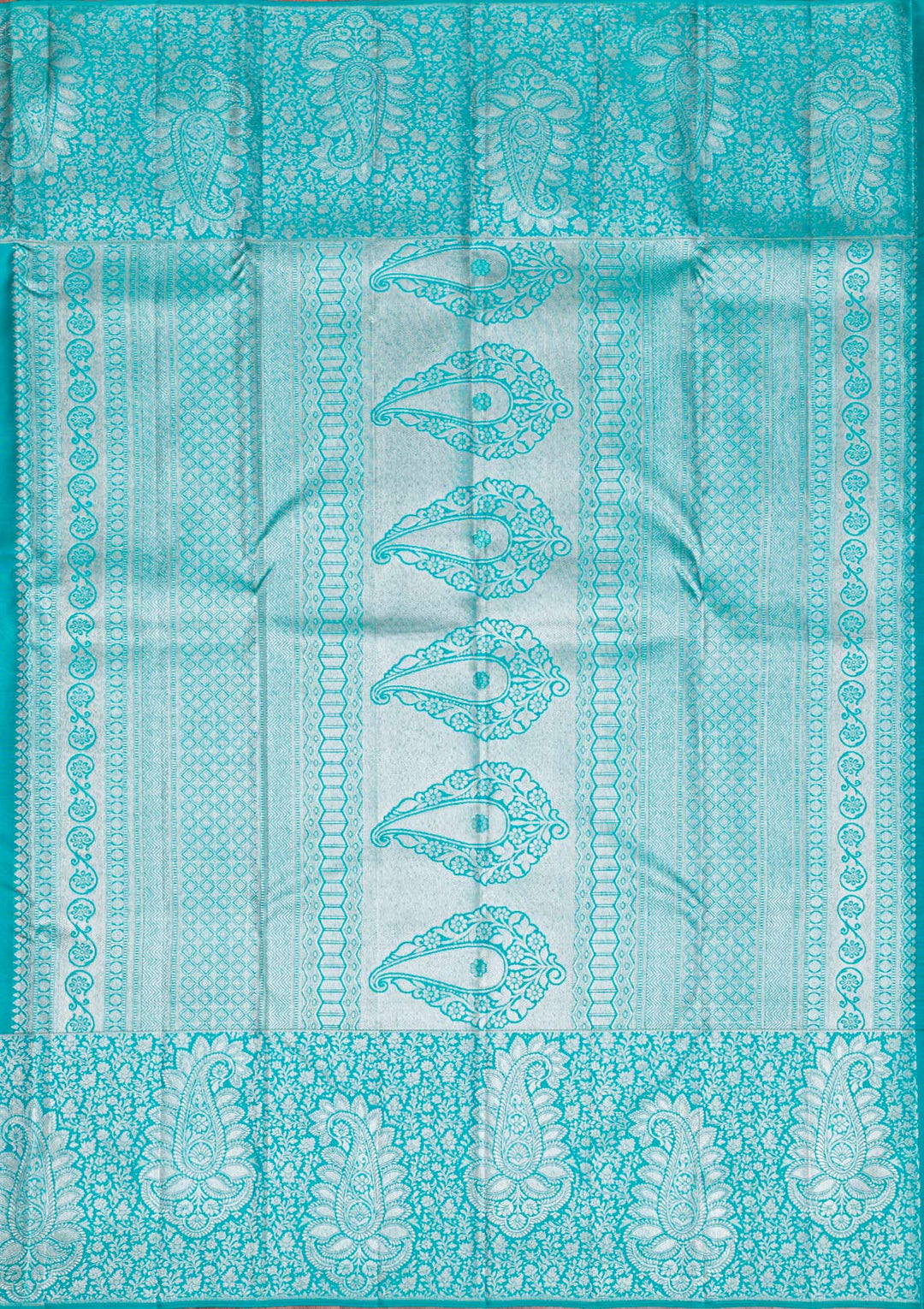 Mustard Silver Zariwork Kanjivaram Pure Silk Saree