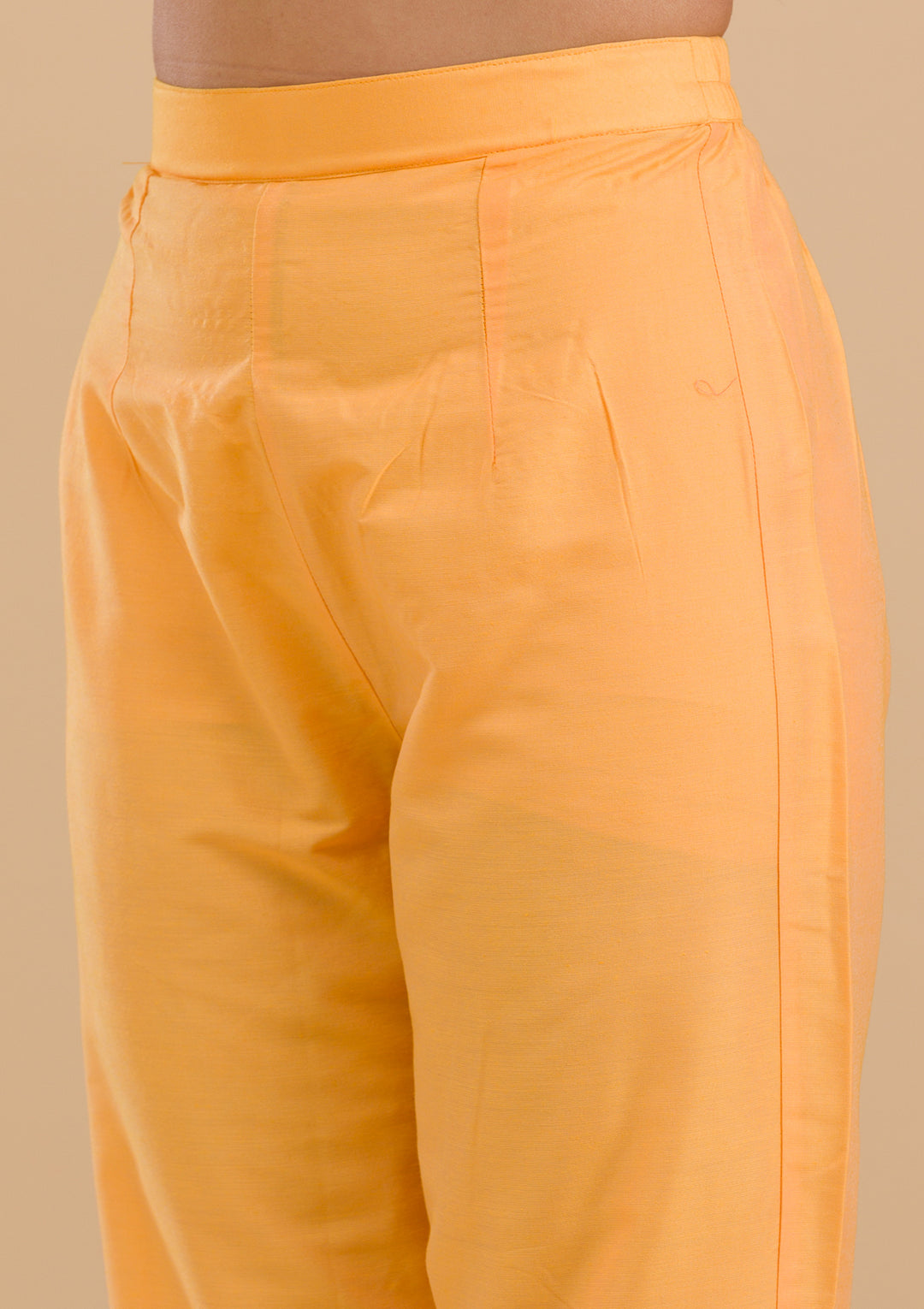 Mustard Stonework Banarasi Readymade Salwar Suit