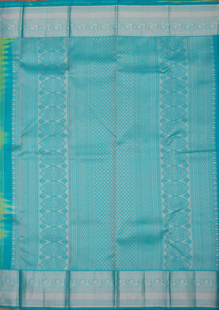 Mustard Zariwork Pure Silk Saree