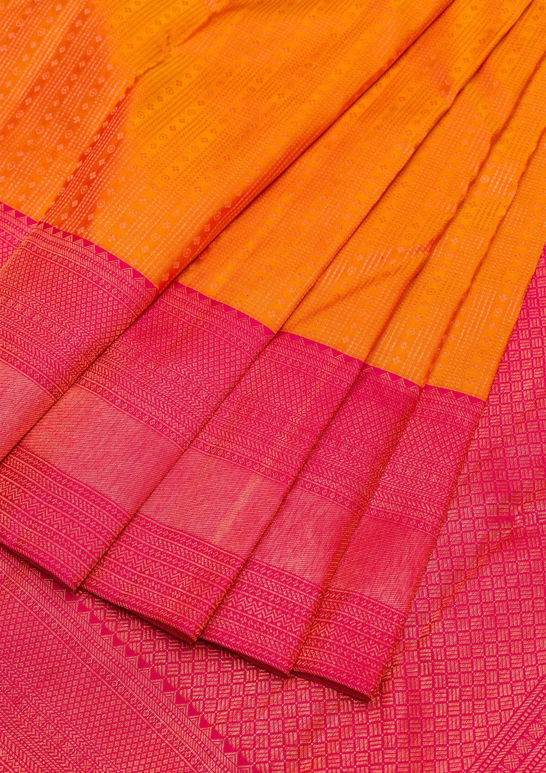 Mustard Zariwork Pure Silk Saree