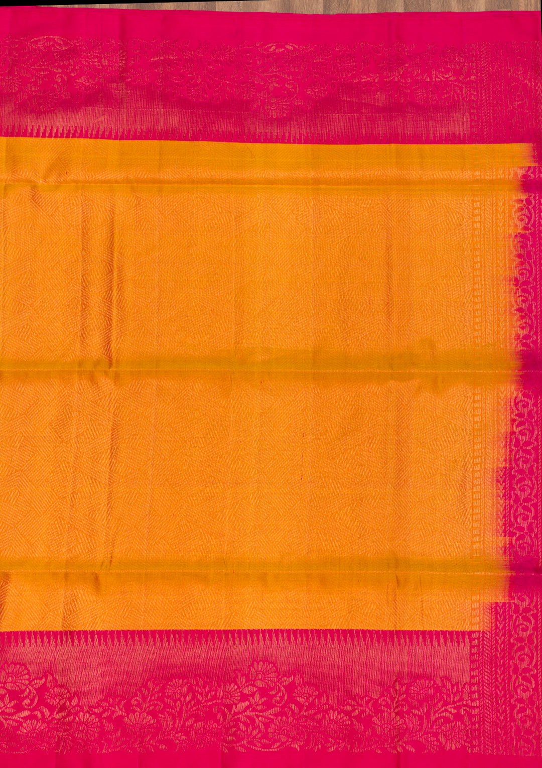 Mustard Zariwork Pure Silk Saree