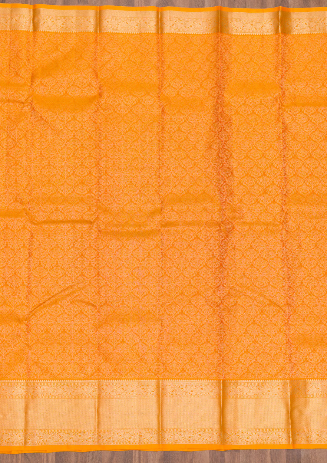 Mustard Zariwork Pure Silk Saree